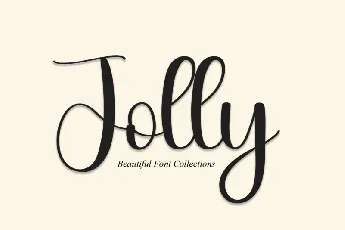 Jolly Script Typeface font