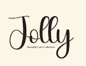 Jolly Script Typeface font