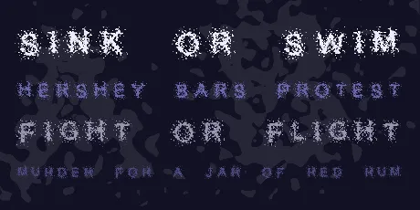 Splatter Caps font