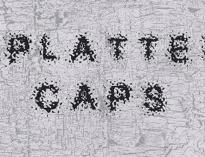 Splatter Caps font