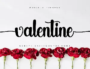 Valentine Script Typeface font