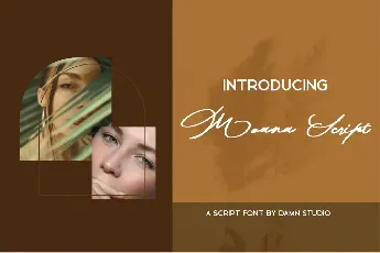 Moana Script font