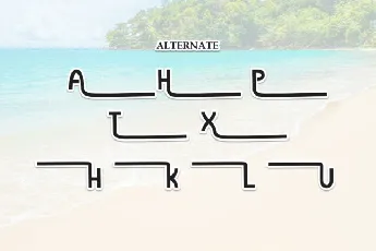 Seashore Display Typeface font