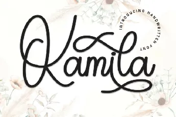 Kamila Script font