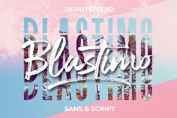 Blastimo Duo font