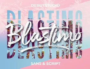 Blastimo Duo font