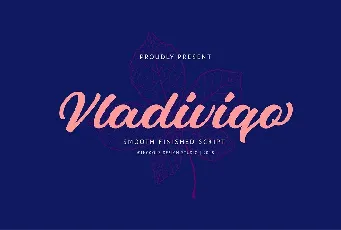 Vladiviqo Script font