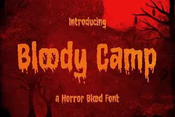 Bloody Camp Free Trial font