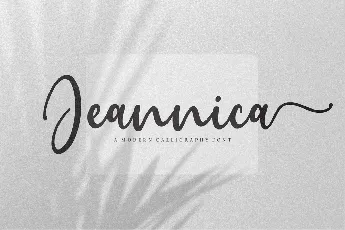 Jeannica font