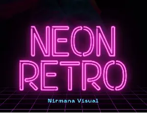 Neon Retro - Demo Version font