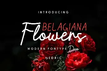 BelagianaFlowersDEMO font