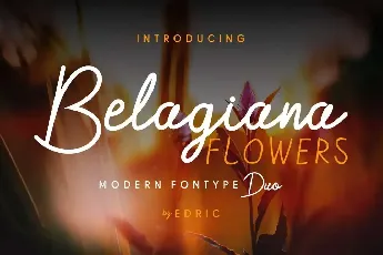 BelagianaFlowersDEMO font