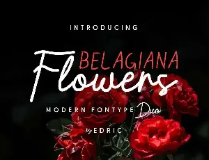 BelagianaFlowersDEMO font