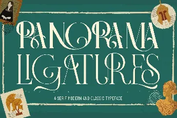 Panorama Ligatures Demo font