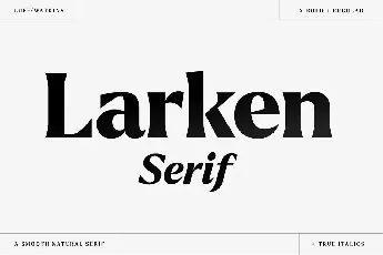 Larken Family font