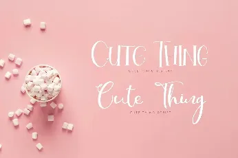 Cute Thing Duo font