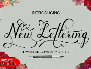 New Lettering font