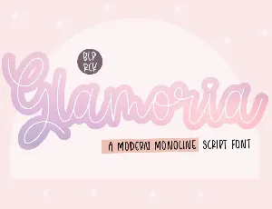 Glamoria font