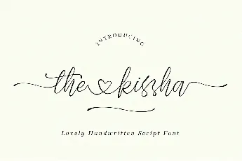 The Kissha font