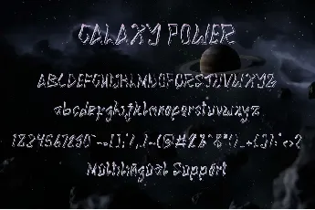 Galaxy Power font