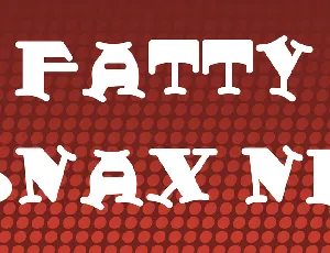 Fatty Snax NF font