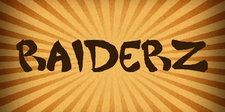 Raiderz font