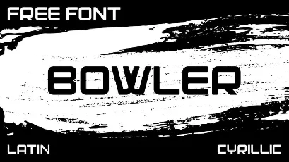 Bowler font