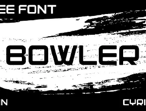 Bowler font