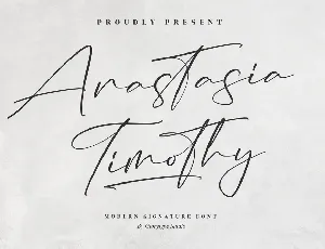 Anastasia Timothy font