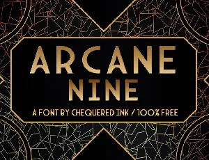 Arcane Nine font