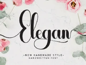 Elegan Script font