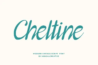 Cheltine font