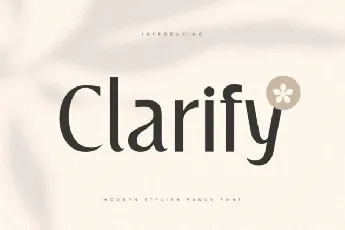 Clarify font