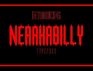 Nerakabilly Typeface font