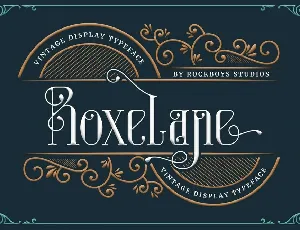 Roxelane font