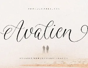 Avalien font