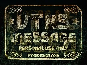 vtks message font