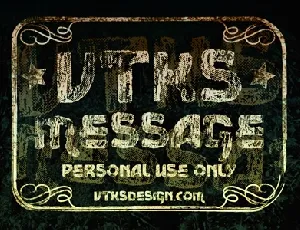 vtks message font