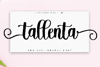 Tallenta font