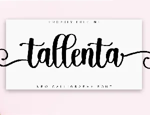 Tallenta font