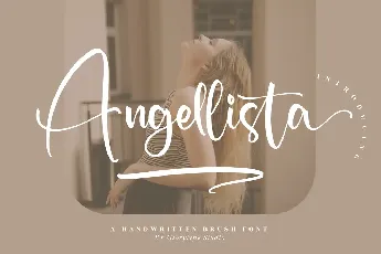 Angellista â€“ Handwritten Brush font