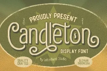 Candleton font