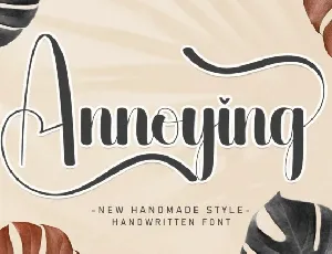 Annoying Script font