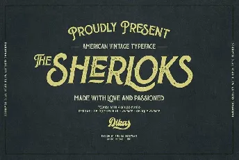 The Sherloks Typeface font