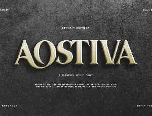 Aostiva font