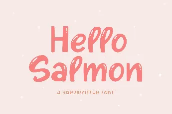 Hello Salmon font