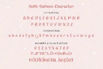 Hello Salmon font