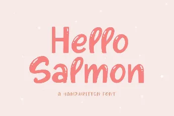 Hello Salmon font