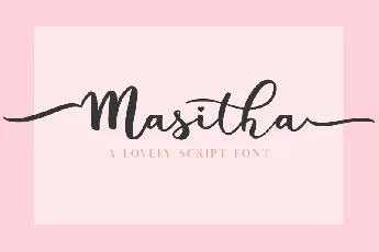 Masitha Script font