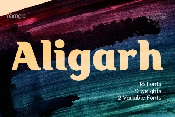 Aligarh font